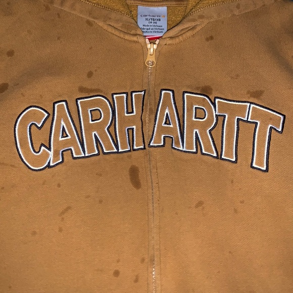 Carhartt zip up hoodie